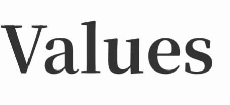 VALUES